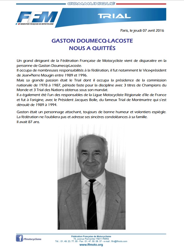 Hommage G Doumecq